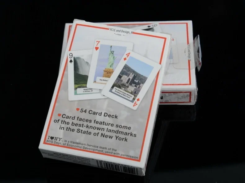 Bicicleta eu amo ny jogando cartas baralho uspcc nova york cidade marcos jogos de cartas truques mágicos para mágico