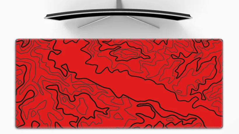 

Red Mausepad Art Table Mouse Gamer Accessories Pad on The Table Laptop Anime Mouse Mats Kawaii Gaming Keyboard Pad Rug Desk Mat