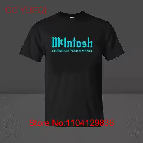Hot New T-Shirt McIntosh Amplifiers Legendary Performance Logo Funny Size USA