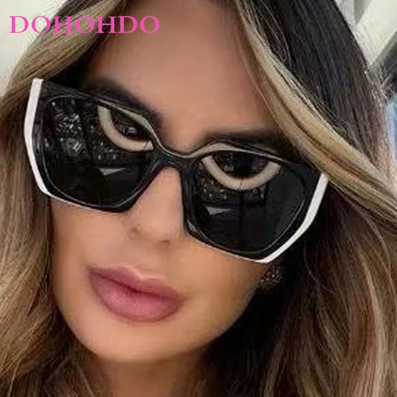 

Fashion Luxury Brand Designer Big Frame Square Women Sunglasses For Men Trendy Outdoors Travel Sun Glasses Unisex Lentes UV400