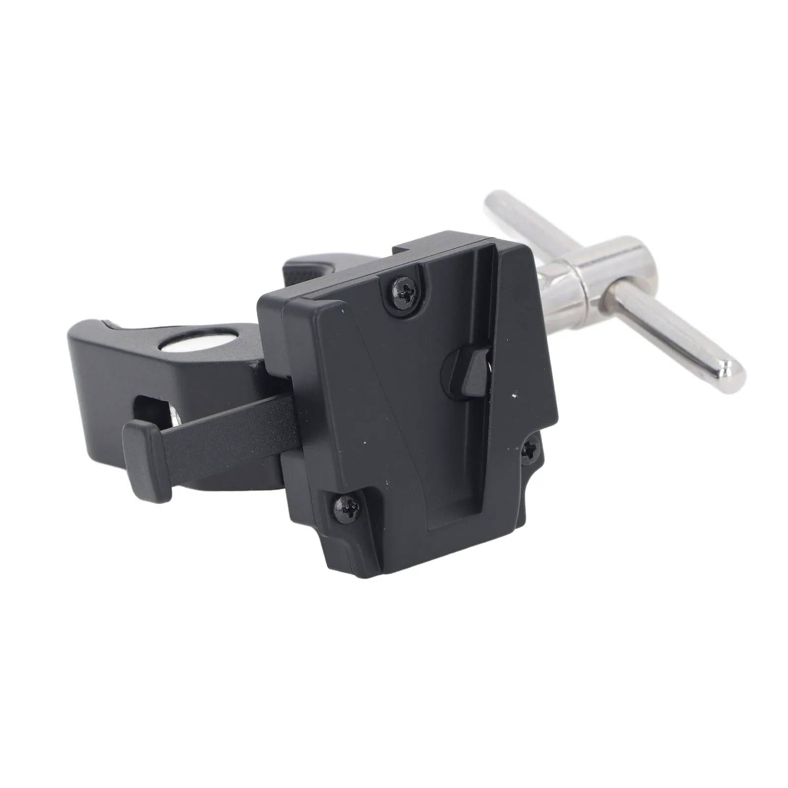 V-mount klem Sterke grip 1,66 inch open 8,8 lb belasting V-mount slot Batterijadapter Heavy Duty Verstelbaar voor lichtstatief