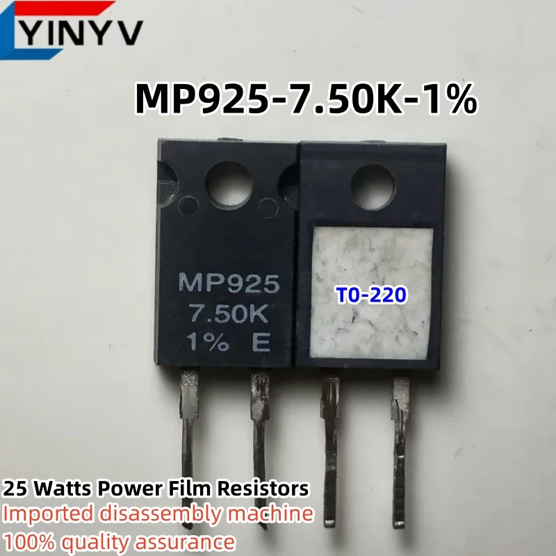 2 pezzi MP925 MP925-5.00K-1% MP925-7.50K-1% MP925-10.0K-1% MP925-15.0K-1% MP925-20.0K-1% MP925-25.0K-1% MP925-50.0K-1% MP925-33.0K