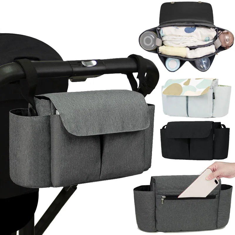 Сумки-органайзеры для колясок, большая вместительная дорожная подвесная сумка для мамы, держатель для бутылочек, сумки для подгузников для мамы, аксессуары для детских колясок