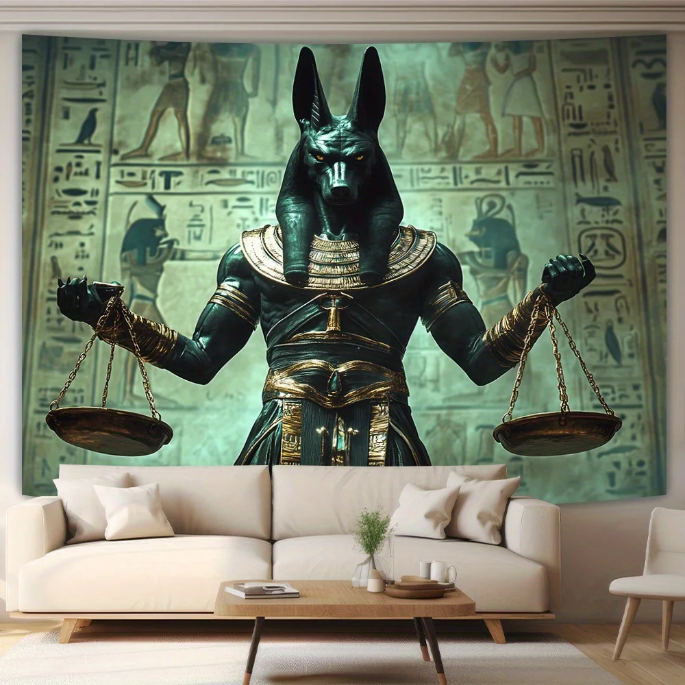 Anubis 3D Visual Effect Tapestry - Perfect for Living Room, Bedroom, Office & Party Decor | Ideal Creative Gift