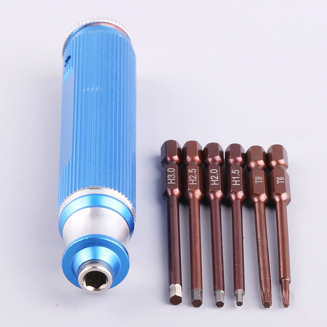 Mayatech 6-in-1 Screwdriver Kit for DJI Pan-Tilt Dismantling Torx & Hexagonal Driver Bits Set T6/T9 - All-in-One Tool Set