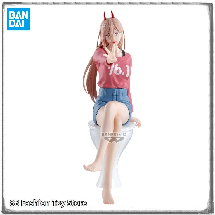 

In Stock Original BANPRESTO CHAINSAW MAN Didn't You Make An Appointment To Let You Touch It POWER Anime Figures Models Toy Gifts