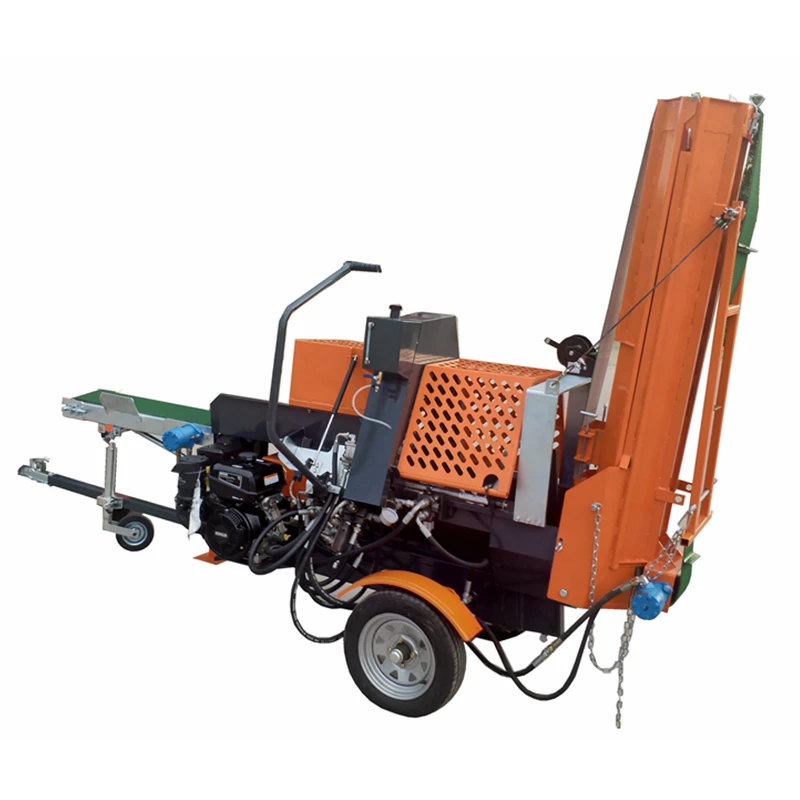 Mobile Affordable Firewood Processor with chainsaw Fire Wood Processor Machine