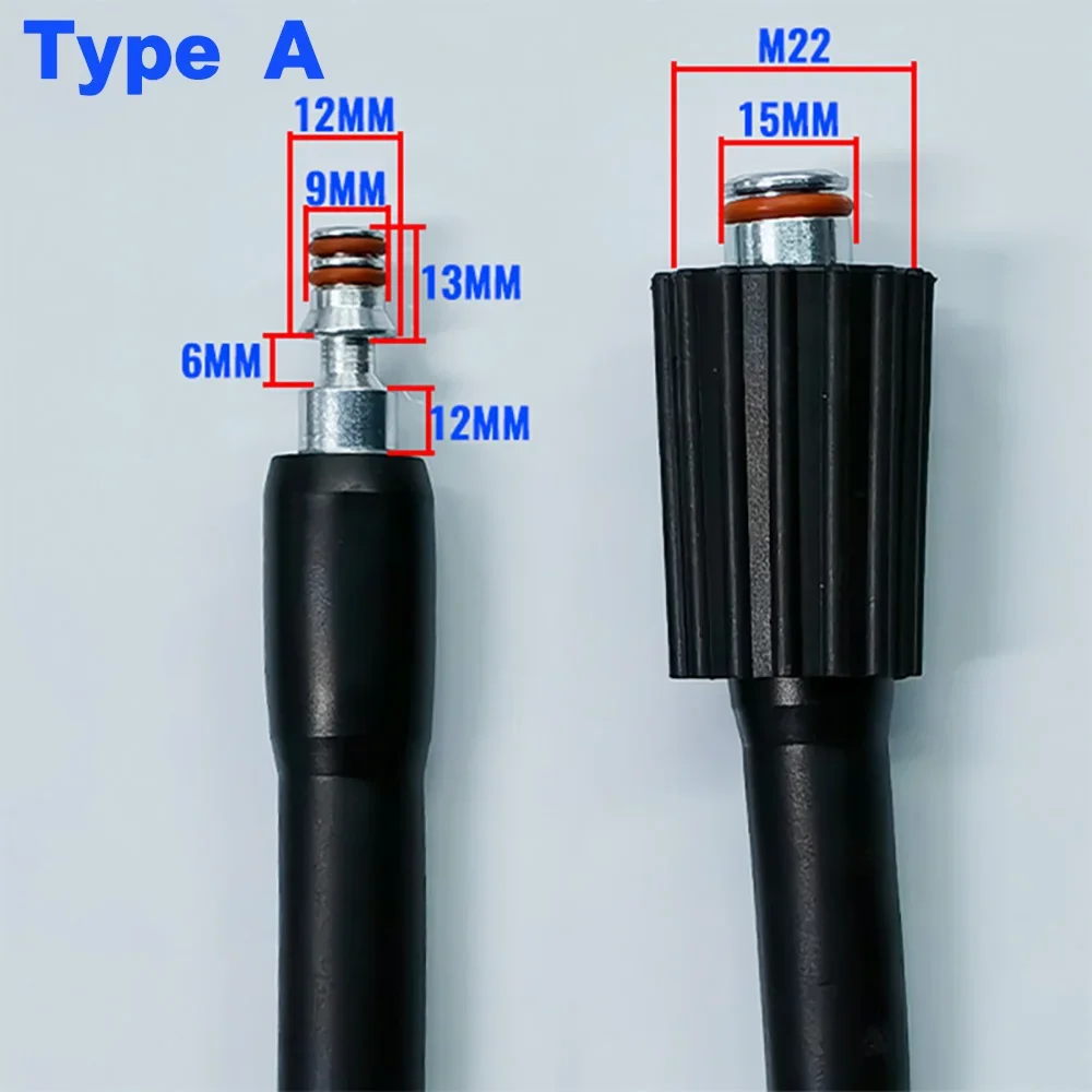 Gun Hose for Washing Lance For Parkside Tools Adapter/Lavor Nozzles Connector Quick Hose High Pressure Washer Gun Lance