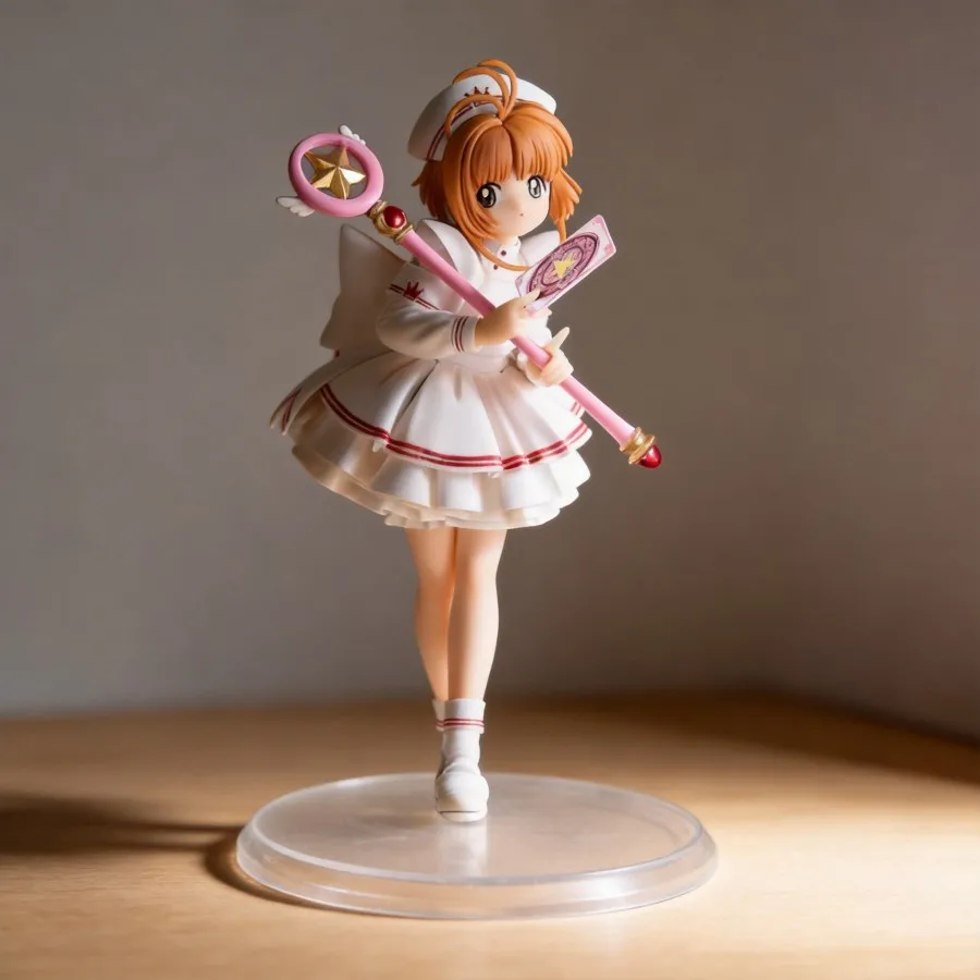 

Cardcaptor Sakura Sakura Kinomoto Nurse Figure 22cm - Cute Anime Girl Collectible Figurine