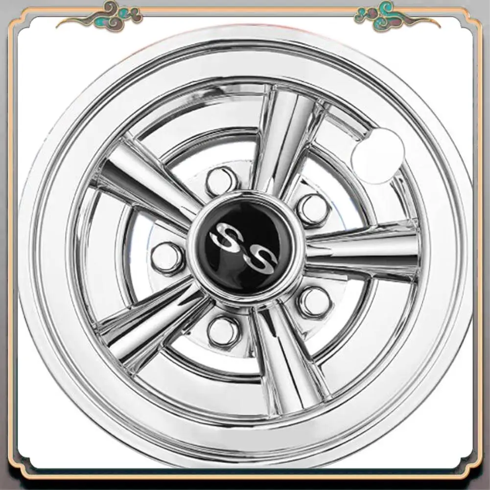 

Durable 4Pcs Golf Cart Hubcaps,8 Inch SS Chrome Golf Cart Hub Caps,Shiny Wheel Covers Hubcaps For Yamaha,EZGO,Club Car Golf Cart