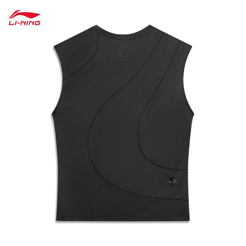 

LI-NING Wade series men's vest Loose Fit Stylish Letter Breathable Sports Sleeveless Tops AVSV165