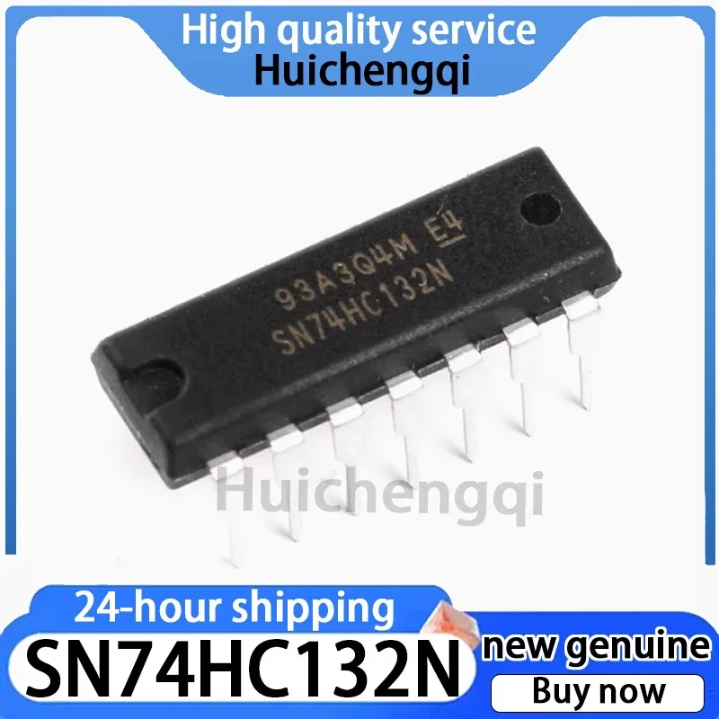 10PCS Original Genuine Direct Insertion SN74HC132N Chip Logic Circuit Chip - Four NAND Gates DIP-14