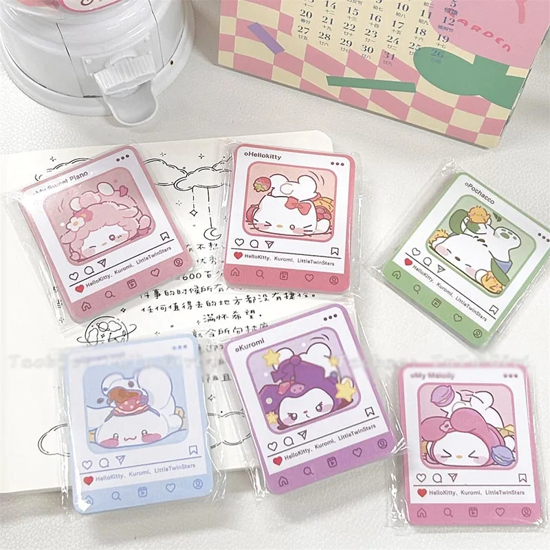 

36pack/ лот Sanrio Kuromi Kitty Pochacco стикеры милые мелодии Scrapbooking DIY дневника декоративная этикетка уплотняющий стикер