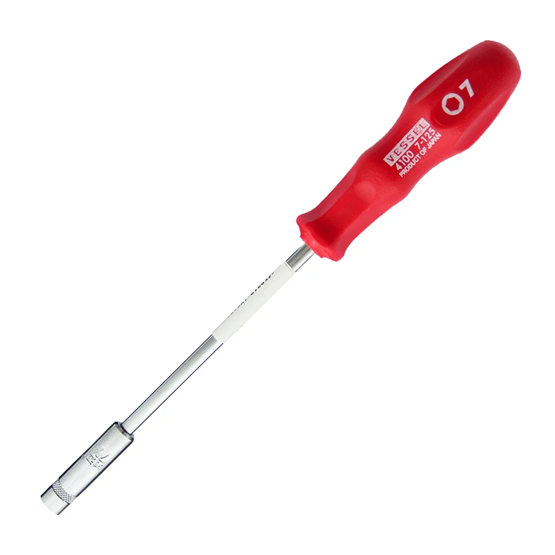 VESSEL 5-12mm Power Grip Socket Driver Wrench Screwdriver Hex Key Nutdriver Hand Tool No.4100