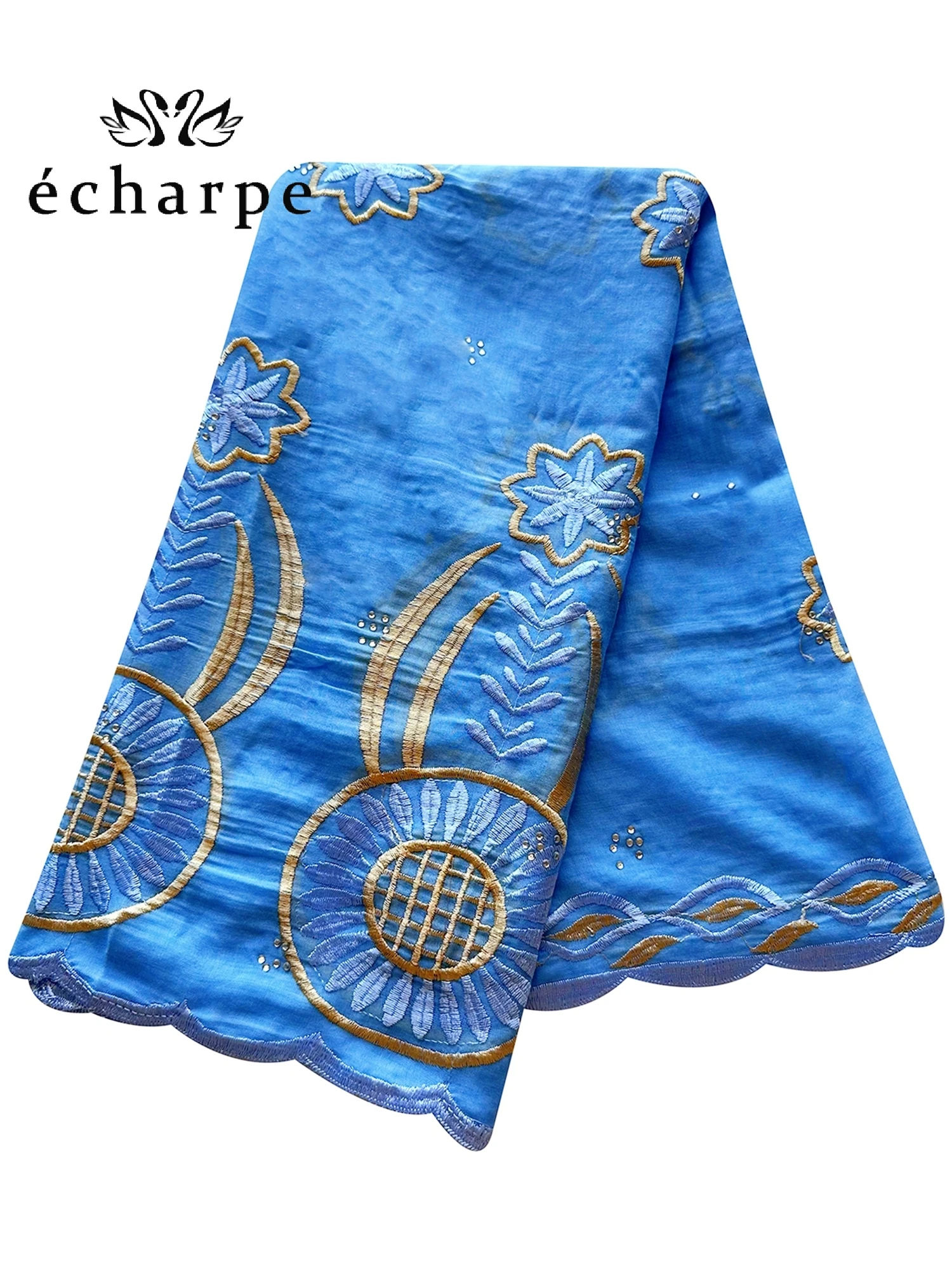 2024 New Hijab Scarf African Muslim Cotton Embroidered Scarf Dubai Headscarf Shawl Islamic Ramadan Hijab 190*90cm