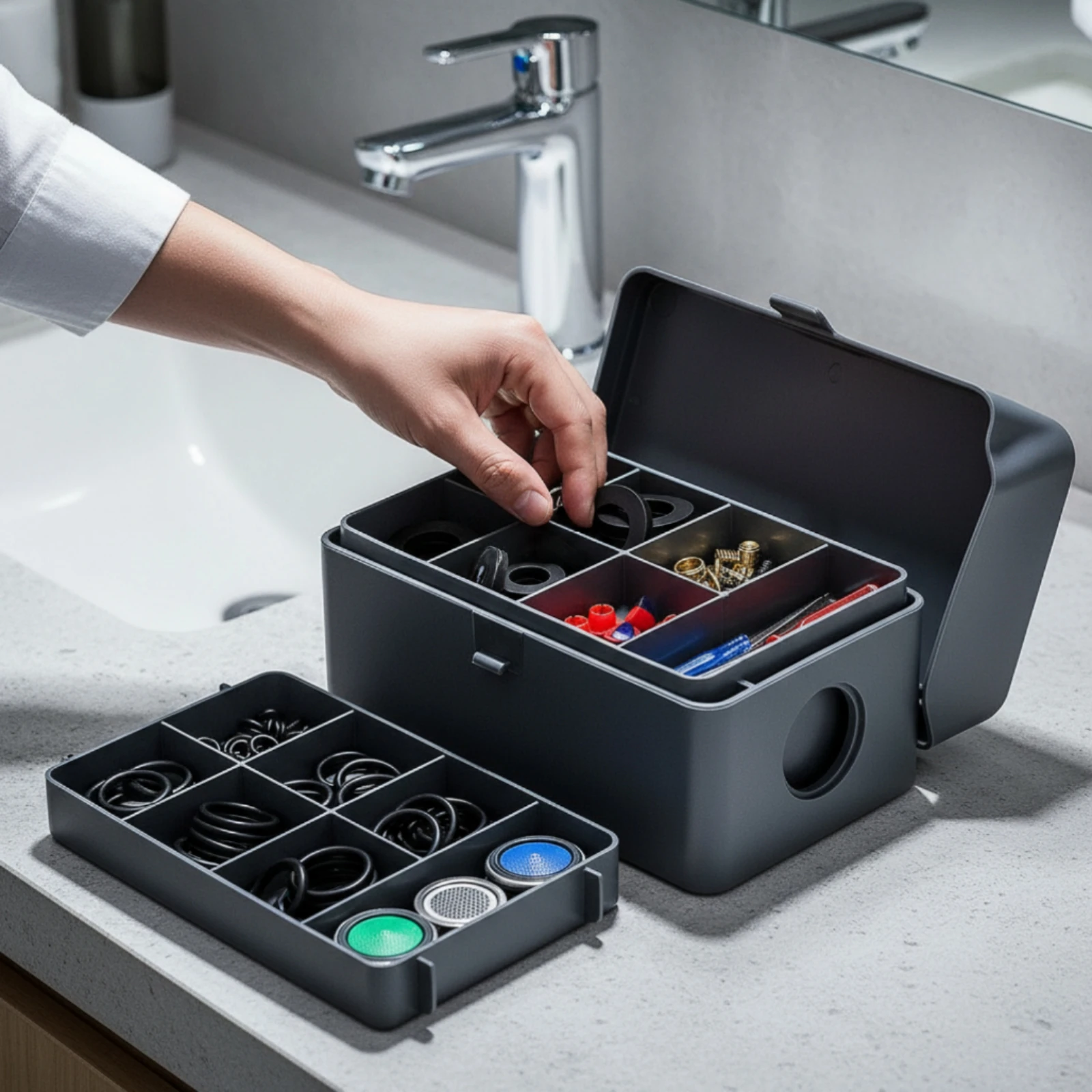 Organizer für Sanitärteile, tr – Plumbing Bewertung und Preis