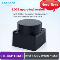 STL-06P lidar is LD06 lidar upgraded version High-Precision 360 degree scanning 12M Laser Distance Radar Detector from LDROBOT
