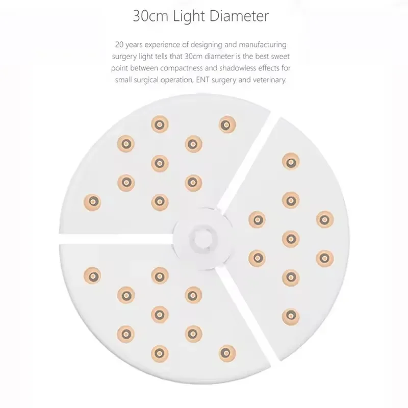 27 Lamp Beads Medical LED Surgery Shadowless Lamp Pet Room Dental Plastic Surgery Cold Light Source