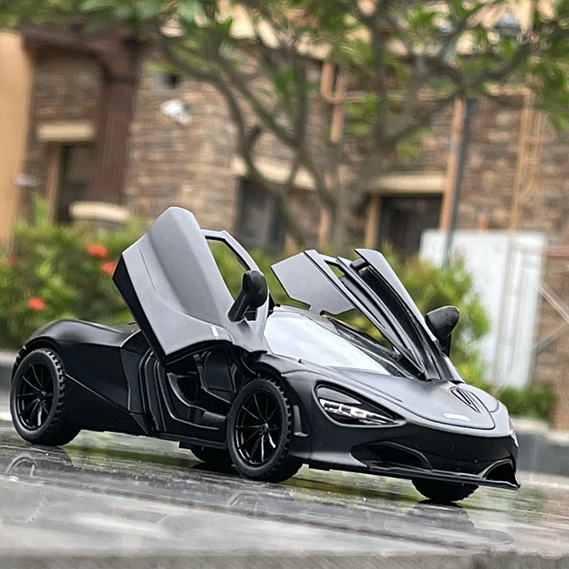 1:32 McLaren 720S Alloy Sports Car Model Diecasts & Toy Metal Vehicles Car Model Simulation Sound Light Collection Toy Gift