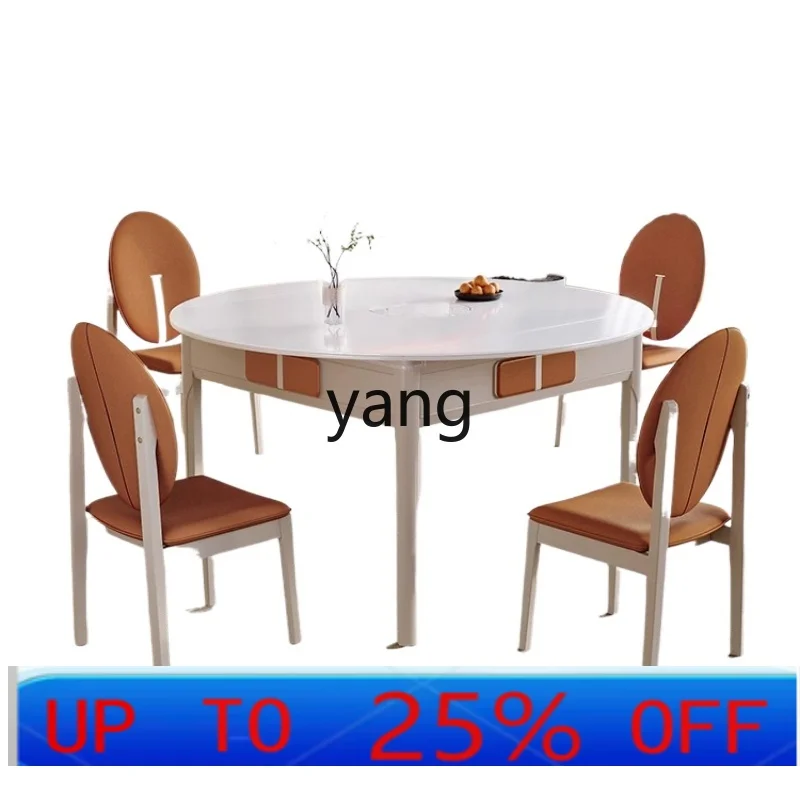 

LH induction cooker hot pot mahjong table dining table dual-purpose integrated mahjong machine automatic