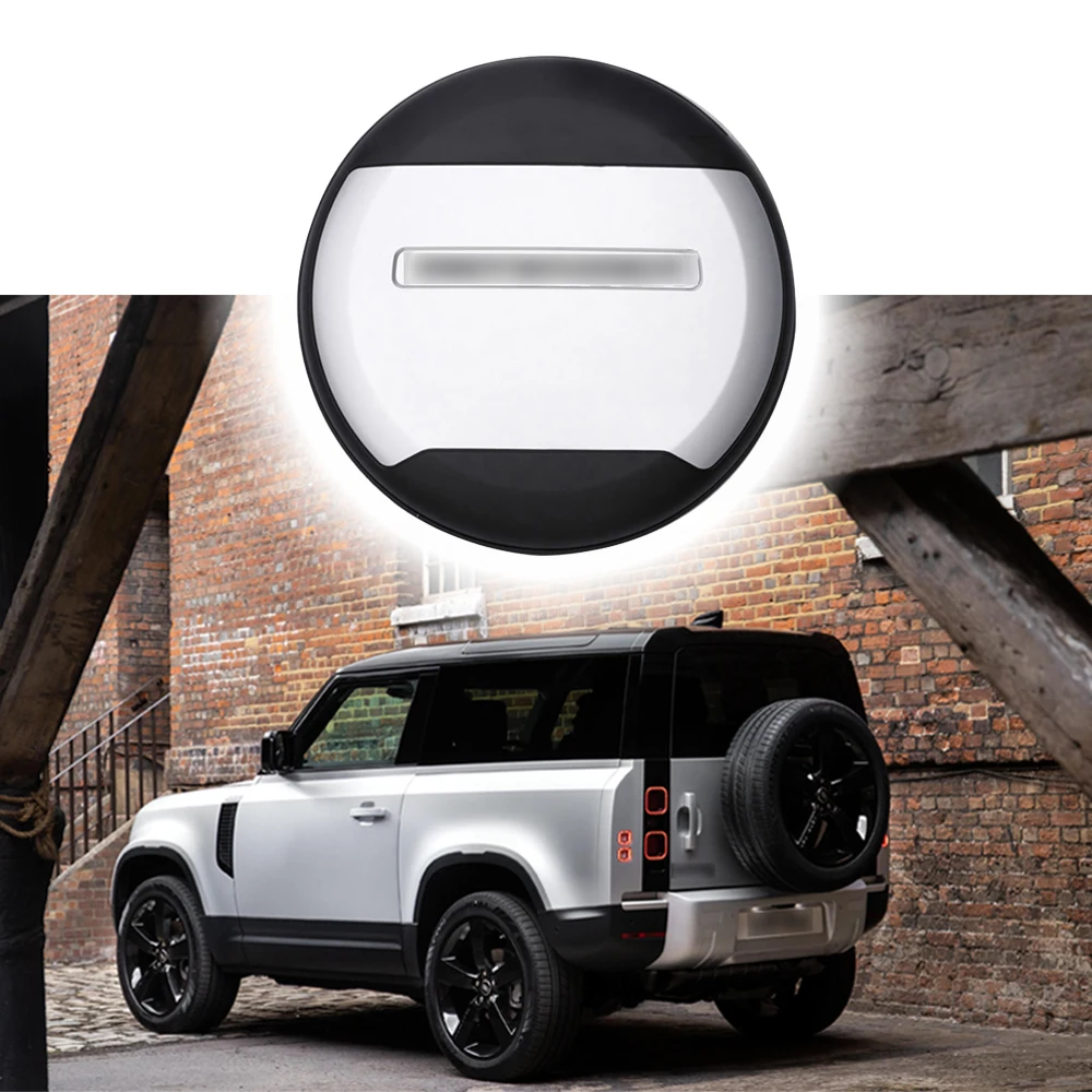 Fuji White Series Spare Tire Cover fits for Land Rover Defender 110 90 130 2020-2024 ABS Spare Tyre Wheel Cover Protector