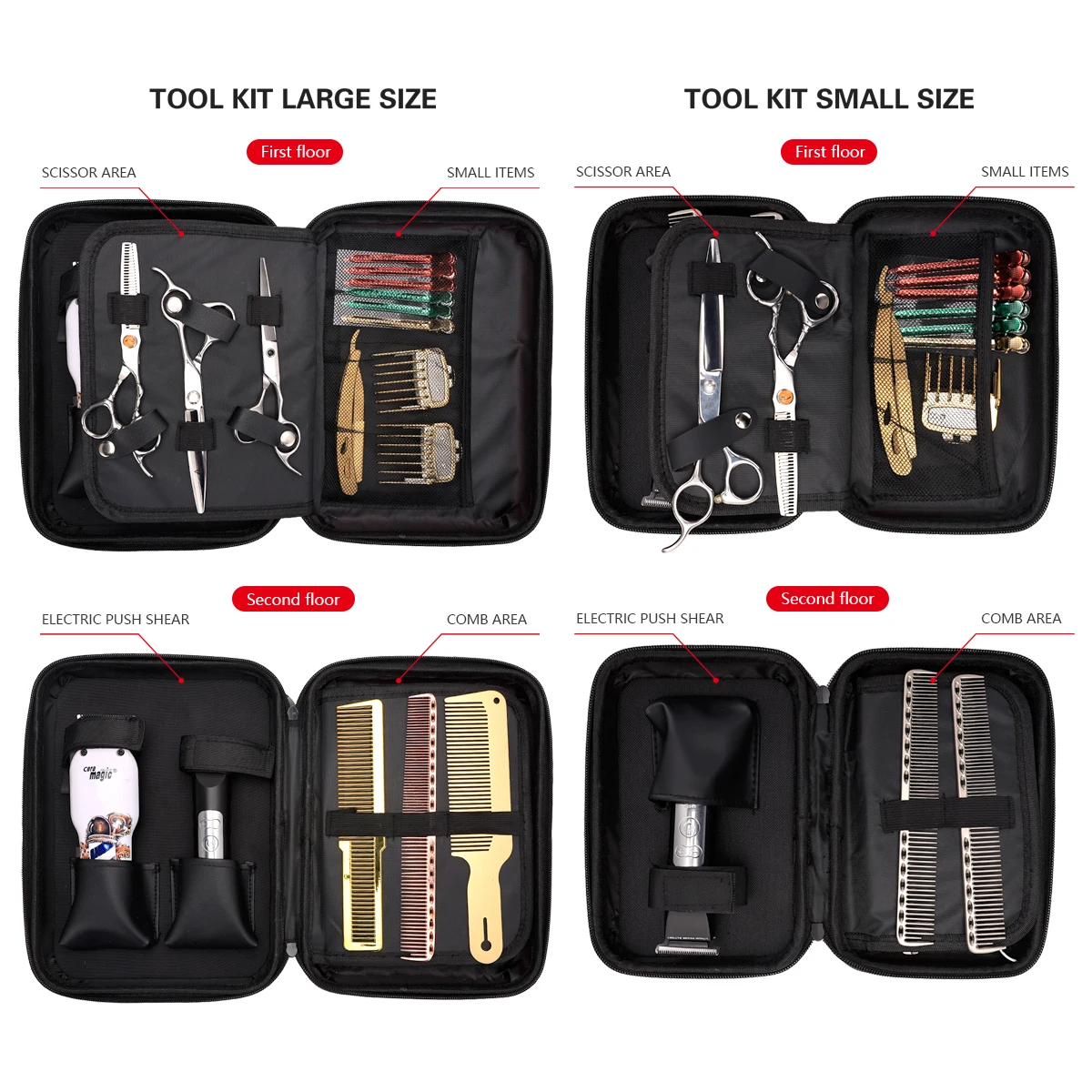 Shockproof Barber Scissors Case, 30x20x10cm