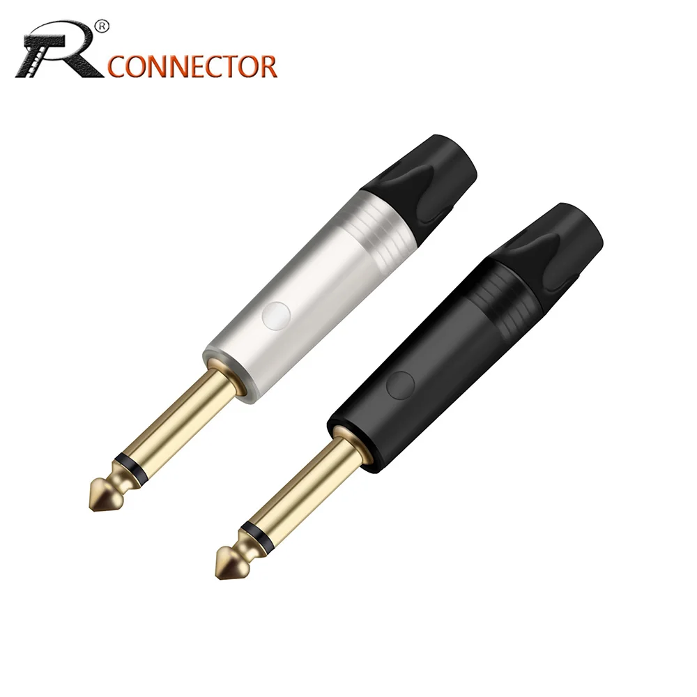 10pcs Musical Sound 6.35mm Audio 1/4