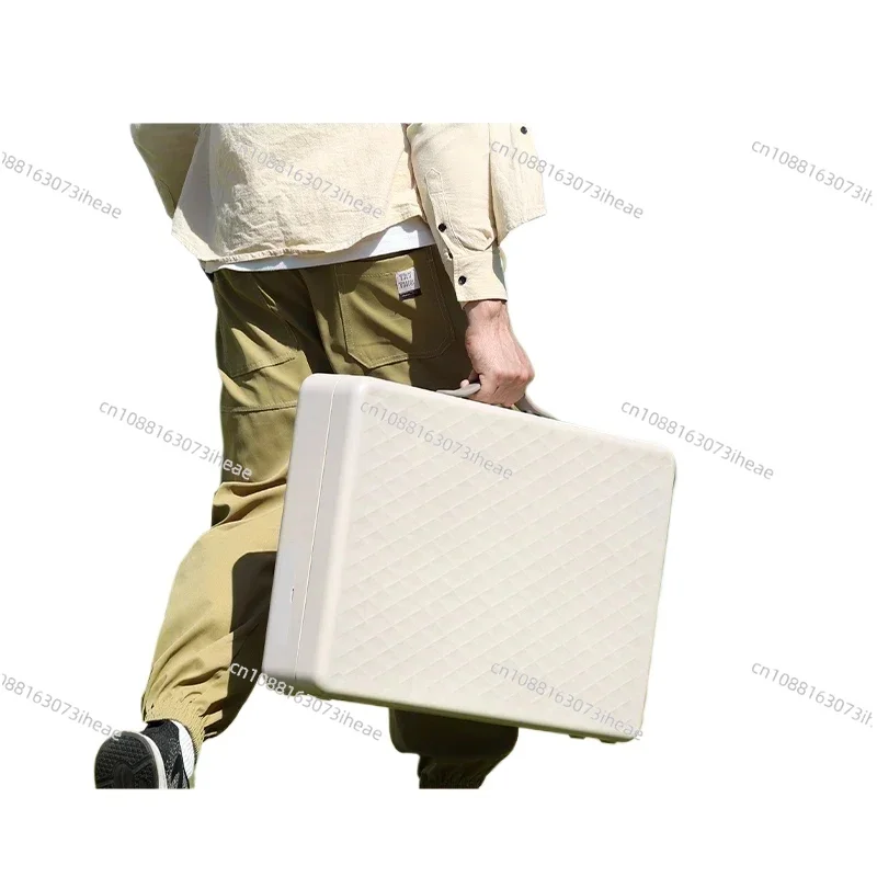 

--2025ELC PackGO Portable 27 Inch Briefcase Suitcase Design Touch Screen Android System Smart Screen for Camping Entertainment