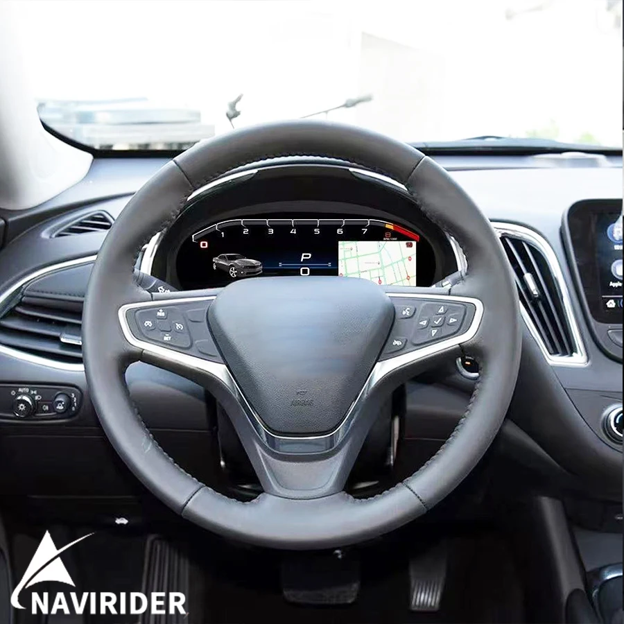 

12,3-дюймовый многофункциональный приборный дисплей (кластер) для Chevrolet Malibu XL 2015-2022: ЖК-панель приборов и спидометр