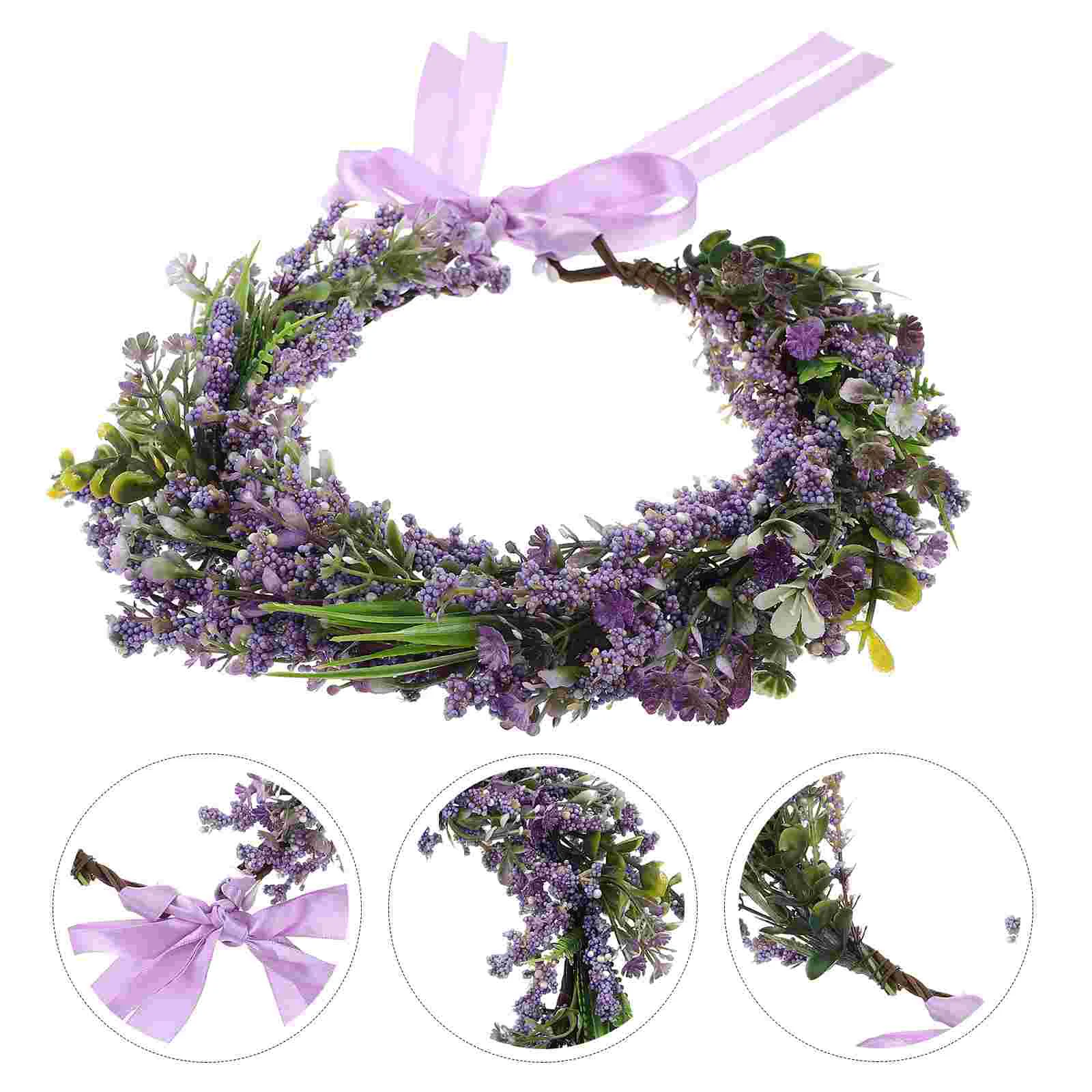 Flower Crown Floral Headband Garland Headgear Wreath Headpiece Bridal Bride Child