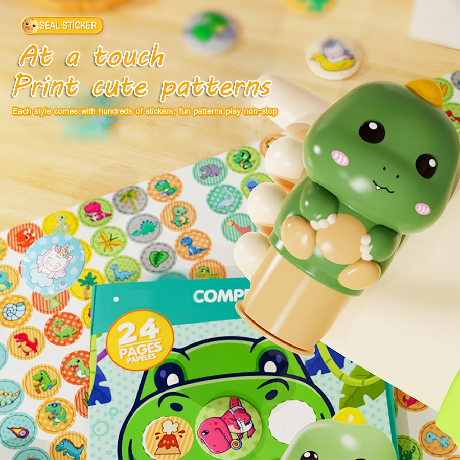 Children's Velcro, Seal Stickers, Book Toys, Art Crafts, Stress Relief Stamps, Reward Stickers, Seal Creativity, Birthday Gifts