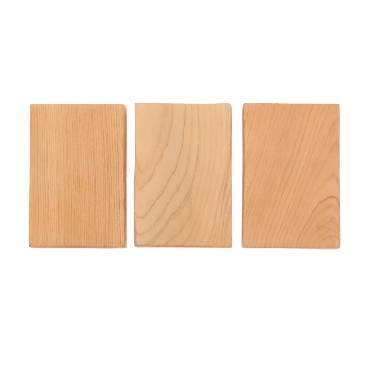 

3Pcs Unfinished Wood Block Hardwood Craft Pieces for DIY Wood Burning Painting Rustic Wedding Party Decoration