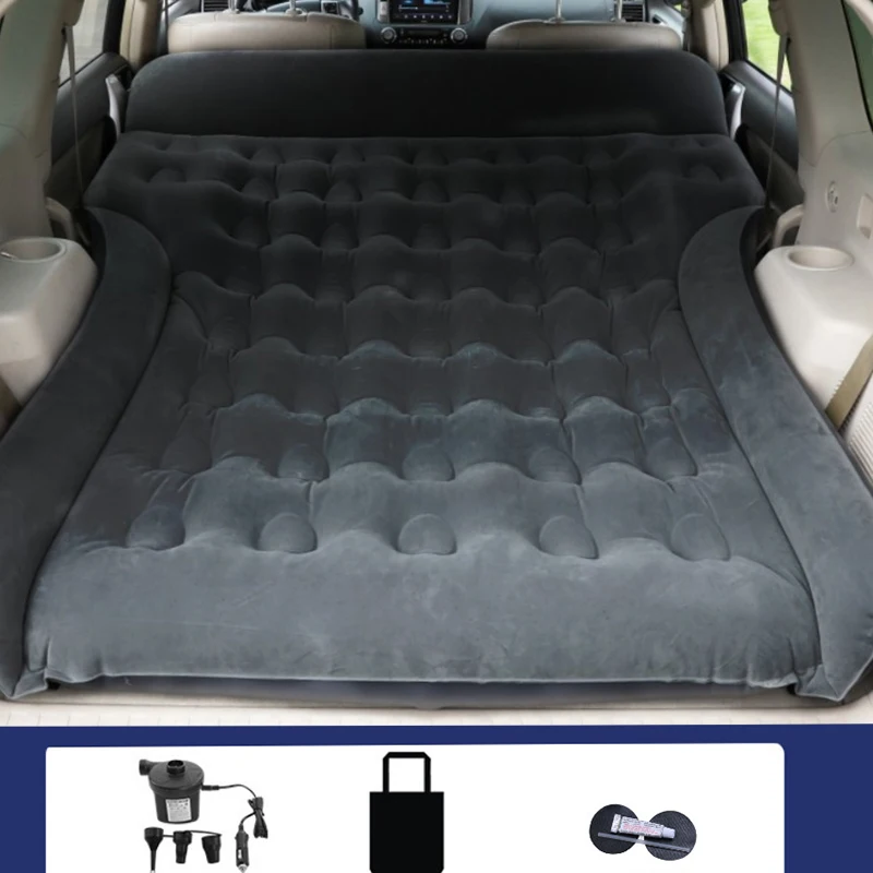 Universal Car Inflatable Bed SUV Rear Seat Trunk Soft Comfortable Mattress Air Travel Bed Fold Trunk Auto Interior Accessories