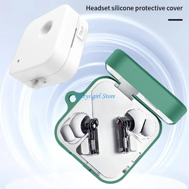 C7AB For Ear 3 2025 Case Cover Soft Silicone Shockproof Protective Skin Case for Ear 3 2025 Wireless Earbud Accessories