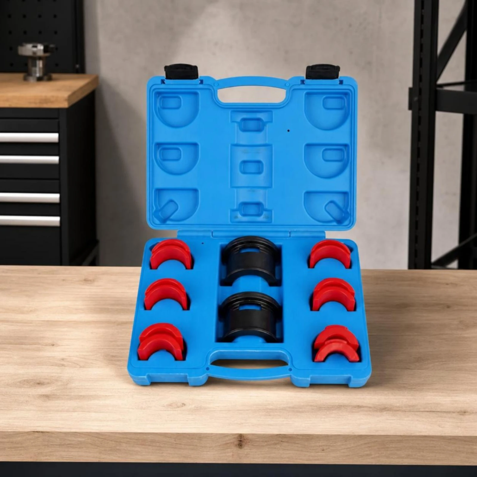 Motorcycle Fork Seal Driver Kit Universal Motorcycle Bike Fork Seal Driver Tool Kit Easy to Use Organized for Mechanics