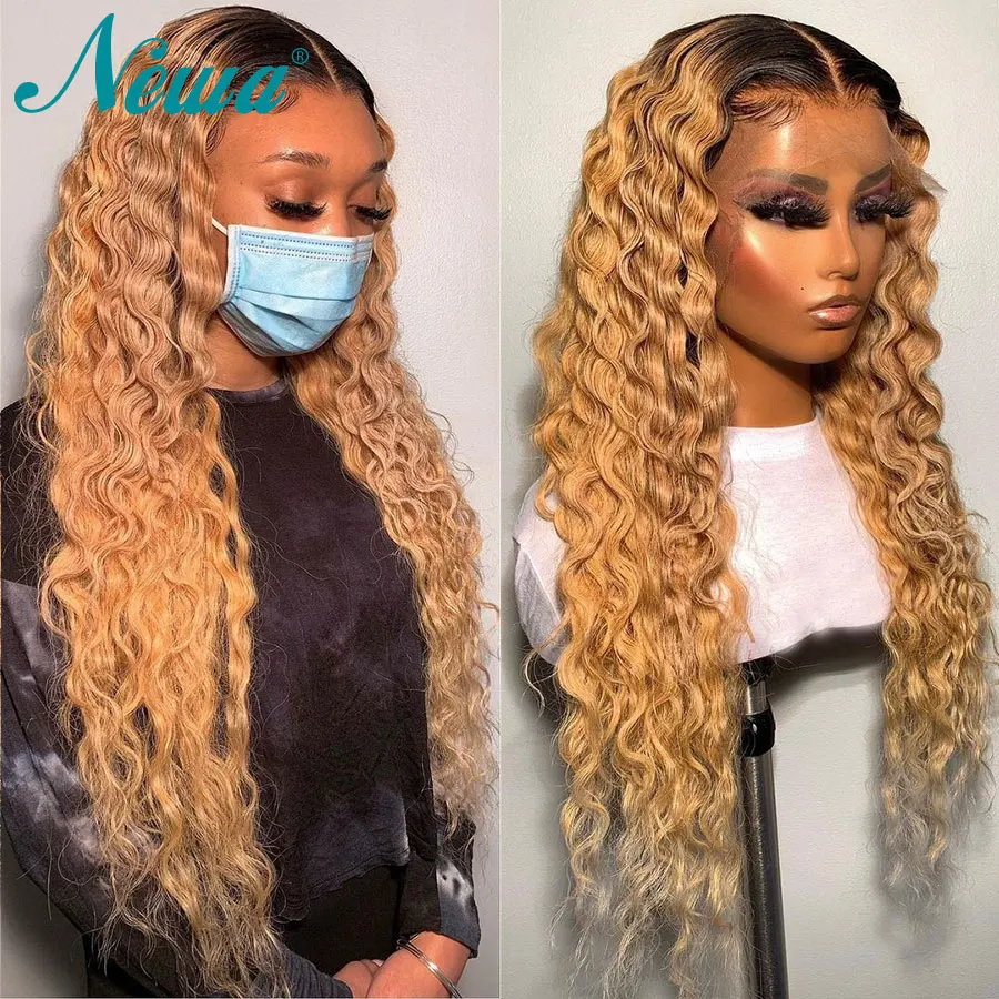 13x6 Ombre Blonde HD Lace Frontal Wig Ultra Fitted HD Lace Closure Wig Invisible Swiss HD Lace Melt Skins 100% Human Hair HD Wig - view 2