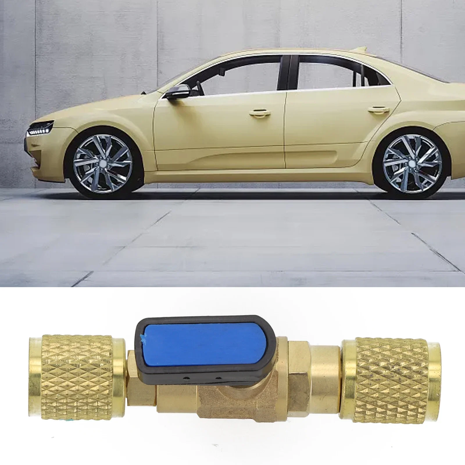 

air conditioning ball valve switch for car air conditioners with interface valve switch G1/4'' Brass double internal thread ball