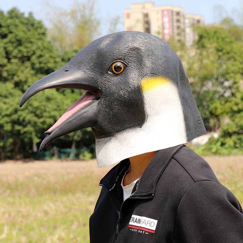 

Penguin Mask - Halloween Latex Animal Full Head