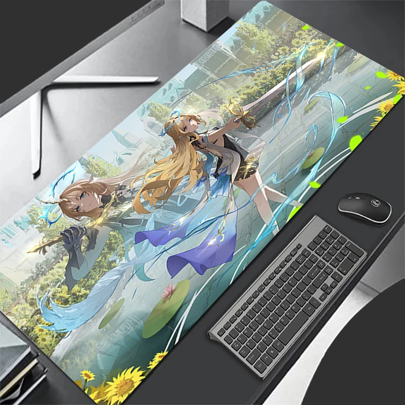 

Mouse Pad Wuthering Waves Cartethyia Gaming Mousepad Rubber Desk Mat Non-slip PC Laptop Gamer Desk Accessories Keyboard Pad