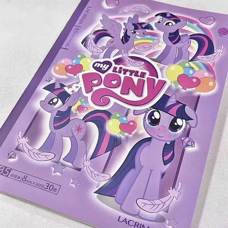 Cute Cartoon My Little Pony B5 Notebook Animation Peripheral Pinkie Pie Twilight Sparkle High-Looking Student Lined Notebook