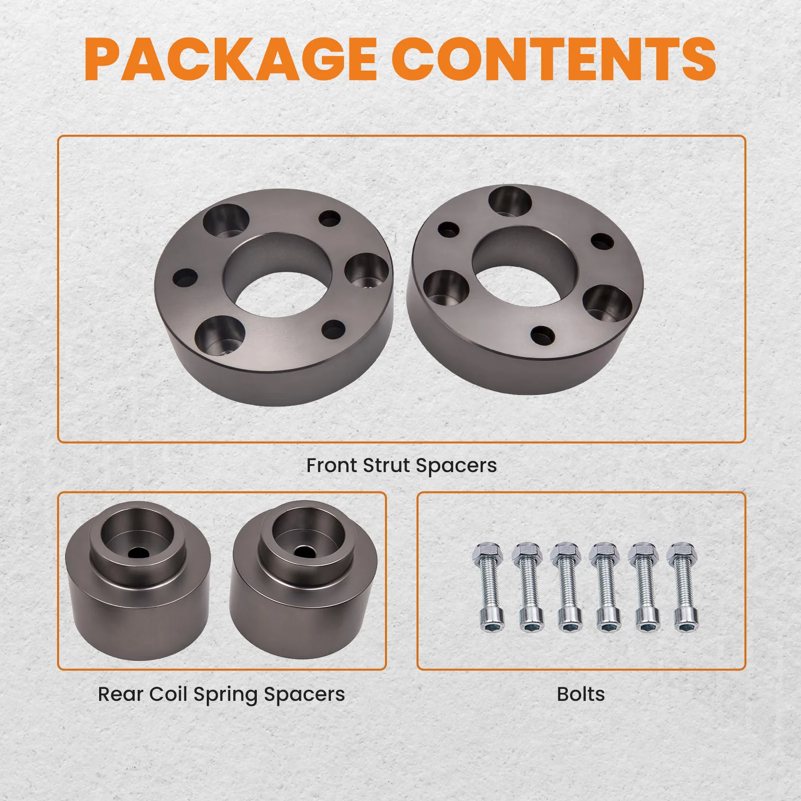 

3" Front 2" Rear Full Leveling Lift Kit for Dodge Ram 1500 4WD 2009-2023