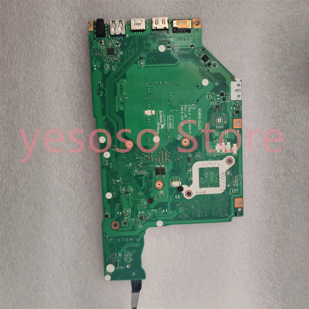 Imagem -02 - Laptop Motherboard para Acer Aspire Eh5lp La-h801p A31542 A515-43 A315-42g A515-43g Amd R33200u Cpu 100 Trabalho Perfeito