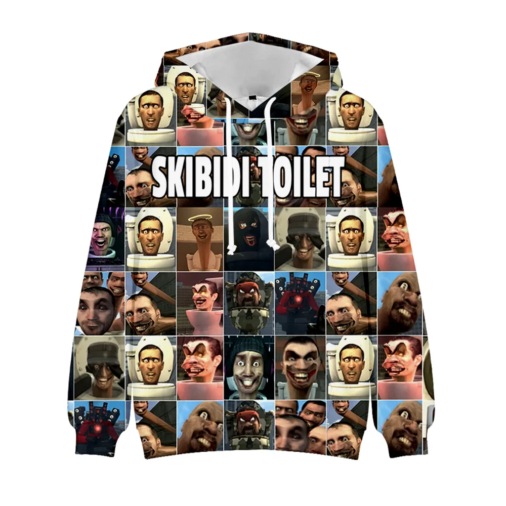 Skibidi Toilet Wiki Merch Hoodies Fashion Sweatshirt Hoodies For Men/Women Hooded Y2kStreetwear Clothes