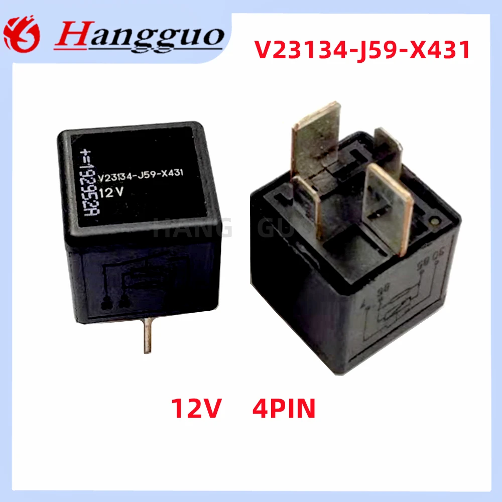 

2PCS 5PCS 10PCS/Lot Original V23134-J59-X431 12VDC 70A 4PIN For Rui Wing Pentium Headlight relay G110 automotive relay