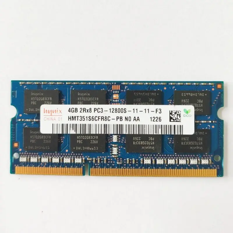 

HYNIX RAMS DDR3 4GB 1600MHz 1.5v Laptop memory ddr3 4GB 2Rx8 PC3-12800S-11 Notebook memory 204pin