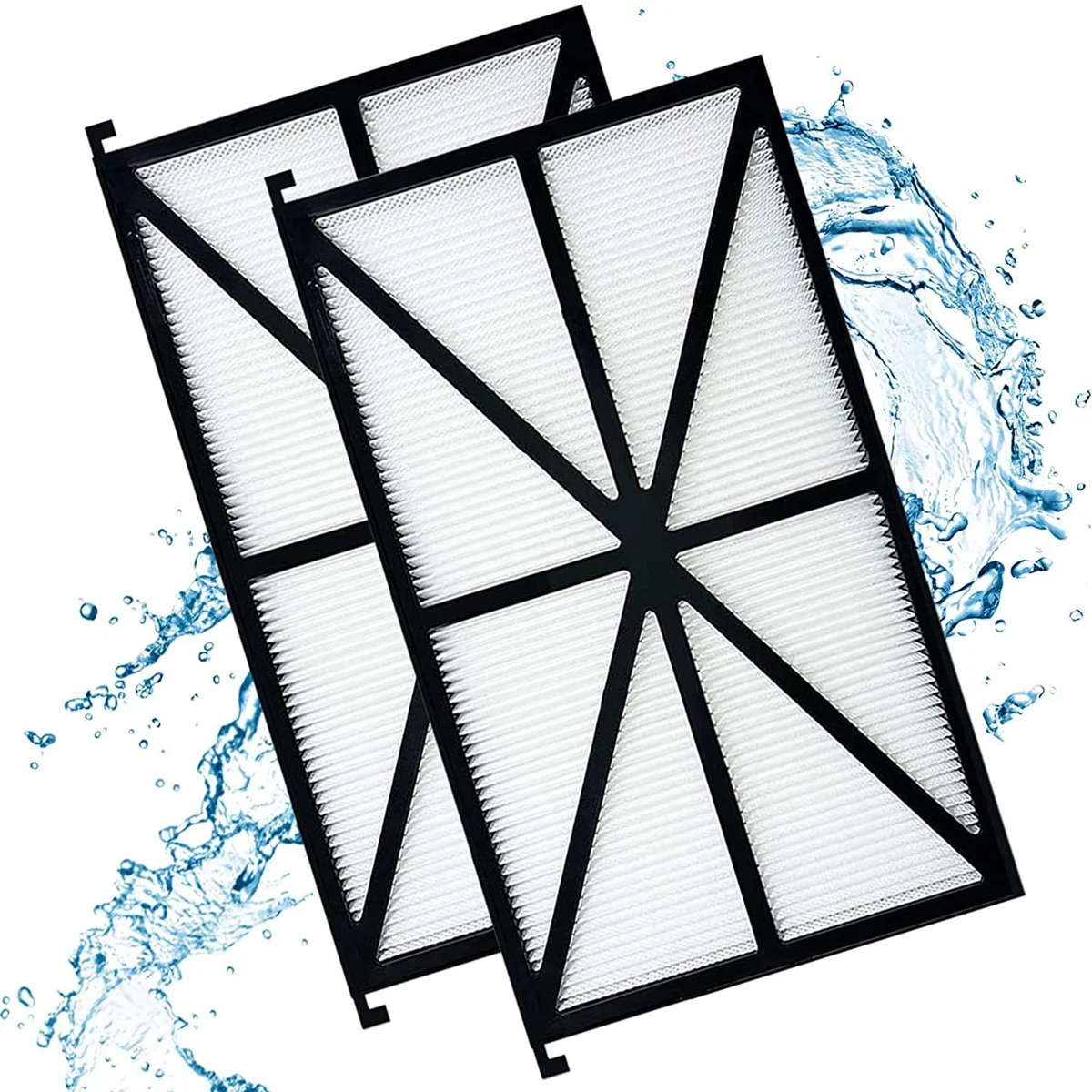 2 Pack RCX70101PAK2 Replacement Robotic Pool Cleaner Filter Cartridges for Hayward TigerShark, SharkVac, Aqua Vac Rich