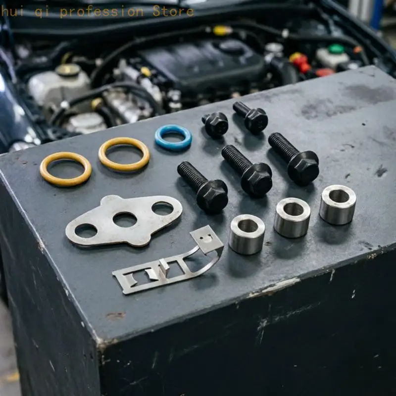 904-234 3C3Z-9T514-AD Turbolader-Montagesatz mit Dichtungen, O-Ringen und Schrauben für F550 6.0L Motor, Werkstattreparatur und – Detail 10