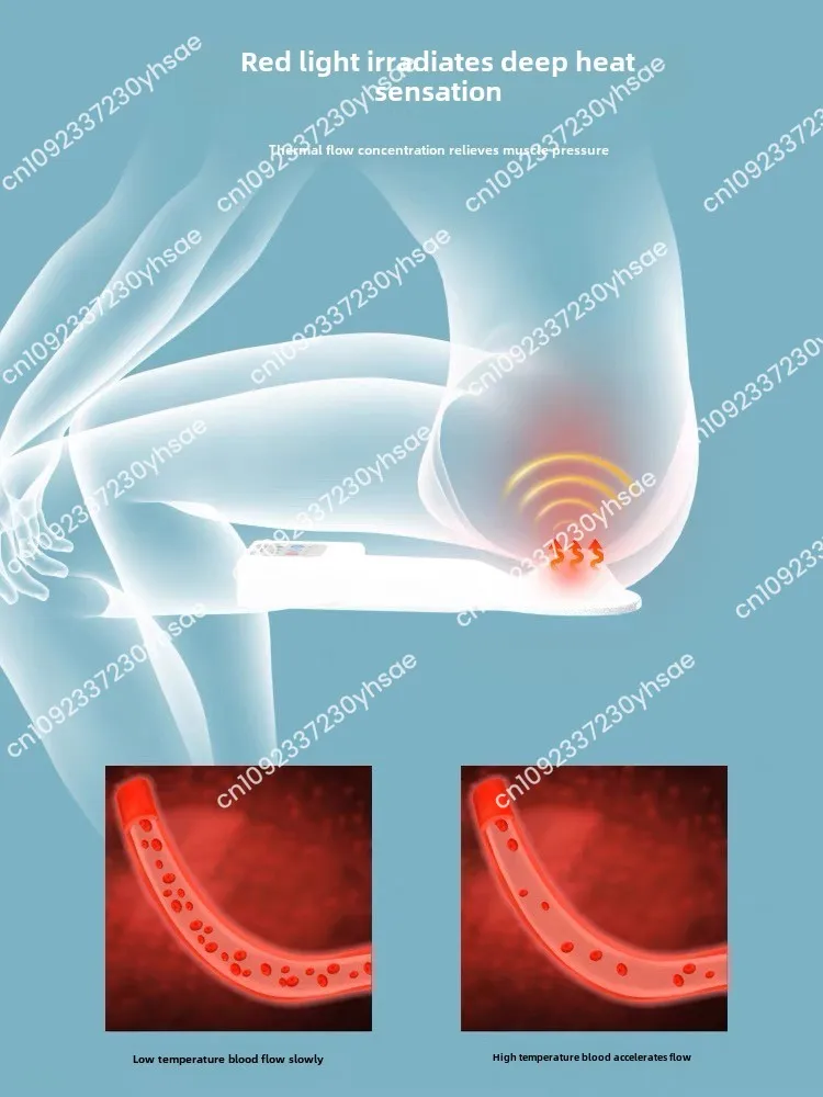 Red Light Hot Compress Vibratory Hemorrhoid Massagers,Internal External Mixed Sore Anal Swelling Pain Mucous Membrane Congestion