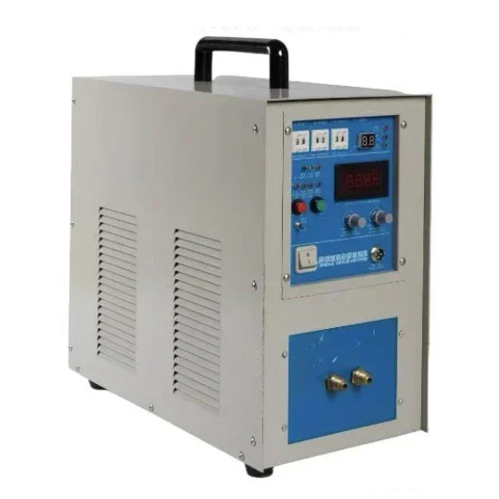 Hot salesHigh Frequency 25KW 30-100KHz High Frequency Induction Heating Furnace Induction Heating Silver Gold Melting Furnace Wi