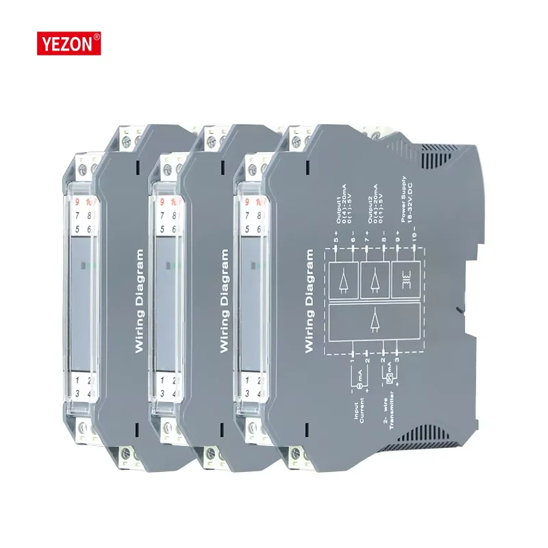 

Industry 5V Converter Analog Signal Isolator 4-20mA 1 Input 1 Output Digital Signal Transmitter Pressure Transmitters